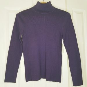COLDWATER CREEK Rib Sweater Turtleneck NEW M